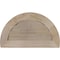 Ekena Millwork Half Round Gable Vent Non-Functional, Pine Gable Vent w/ Decorative Face Frame, 16"W x 8"H GVWHR16X0802SDUPI - alternate 5